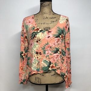 Live 4 Truth Assymetrical Crop Top Hawaiian **